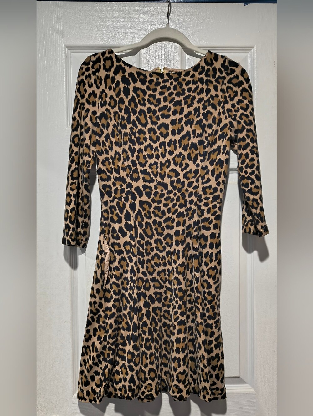 kate spade Leopard Print Midi Dress in Leopard